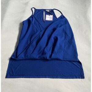 Bisou Bisou Sleeveless Tank Top Women's Royal Blue Size M